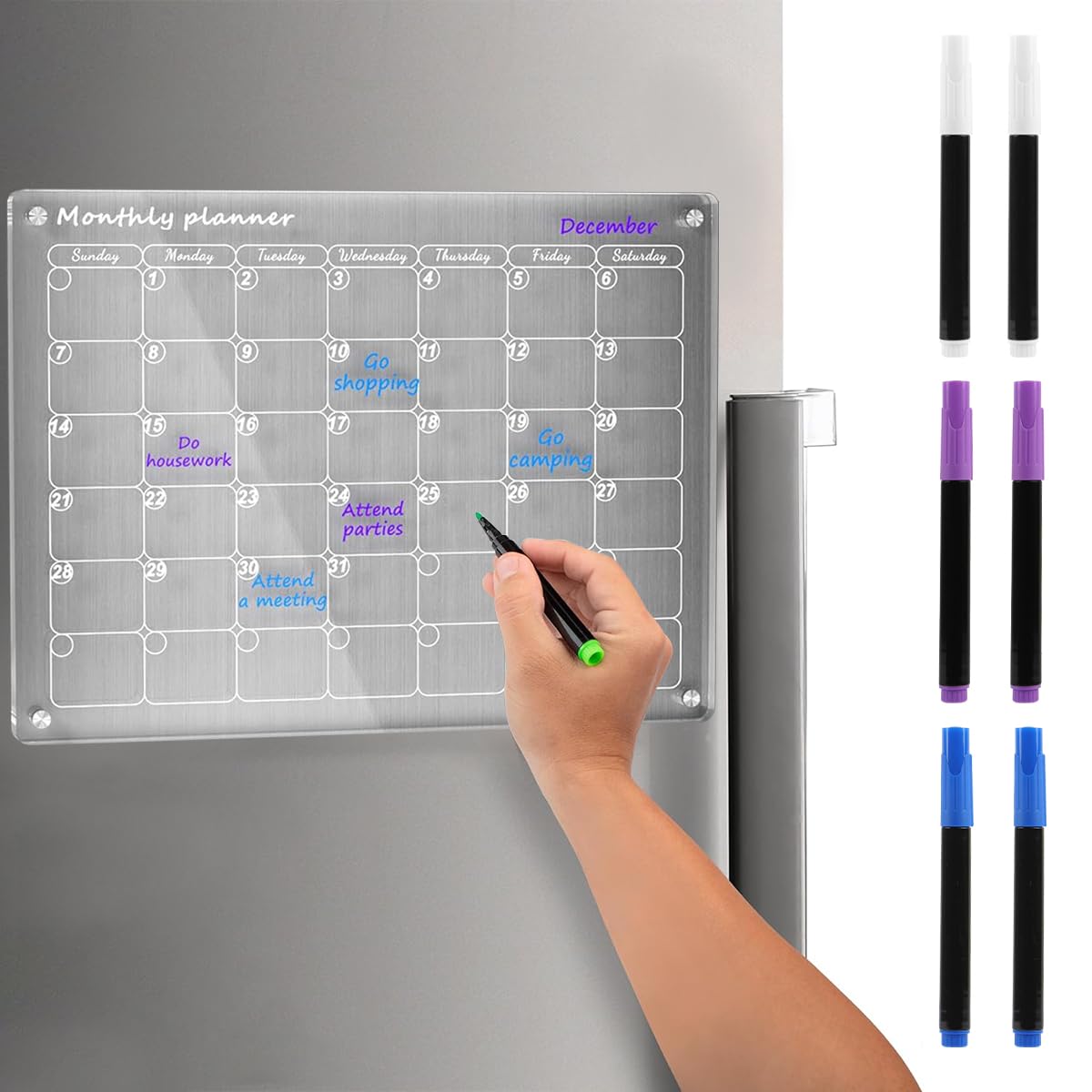 Climberty Magnetic Board for Fridge, 16 Climberty Magnetic Board for Fridge, 16
